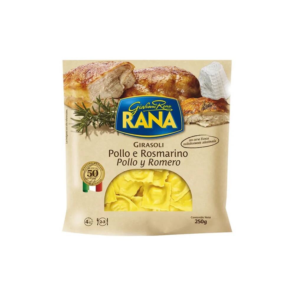 GIRASOLI POLLO Y ROMERO RANA 250 GRS