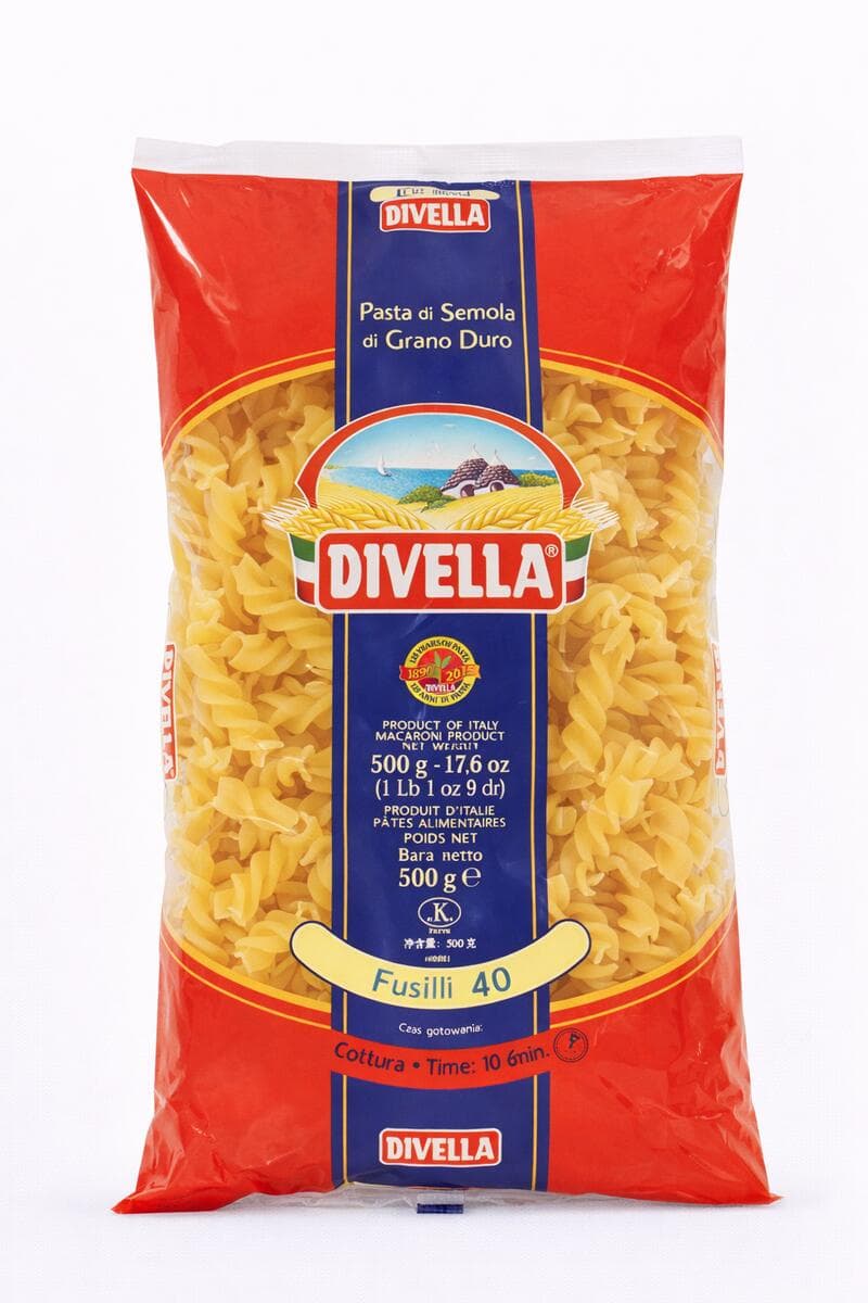 Fusilli  500 grs DIVELLA