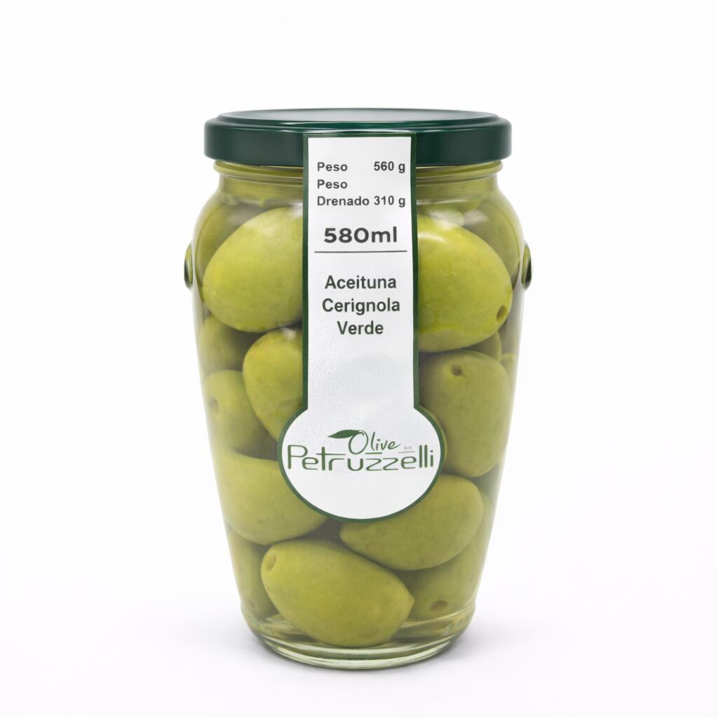 Aceitunas Verdes «Olive Bella di Cerignola» 580ml