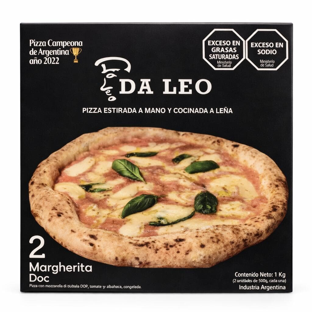 PIZZA DALEO MARGHERITA CAJA X 2