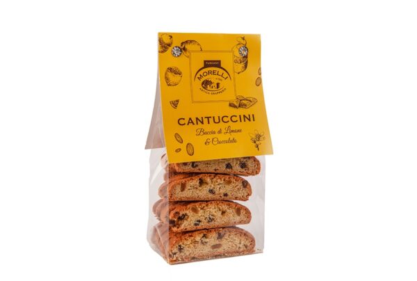 Cantuccini Bucce di Limone e Cioccolato 200 gr.