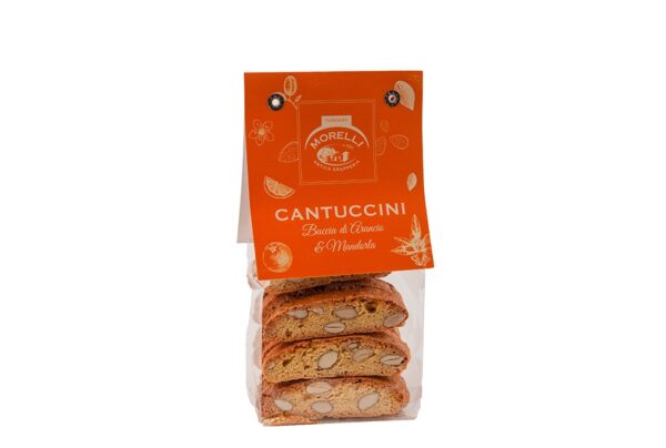 Cantuccini Bucce di Arancia e Mandorle. 200 gr.