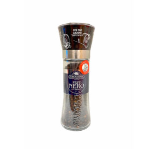Pimienta Negra en grano 95 Grs (molinillo rellenable)