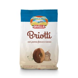 Briotti con crema fresca y cacao 400 Grs