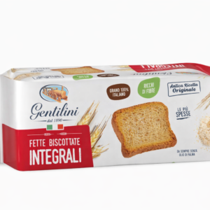 Fette biscottate integrali 175gr (tostada integral) Gentilini