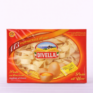 Pappardelle al uovo matasse 250grs. DIVELLA