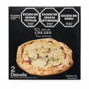 PIZZA DALEO DIAVOLA CAJA X 2