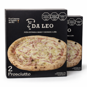 DALEO PIZZA PROSCIUTTO X 600 GR CONGELADA CAJA X 2