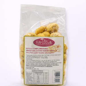 Tarallini a la cebolla 200grs Petruzzelli